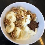 Yoghurt banaan nutella